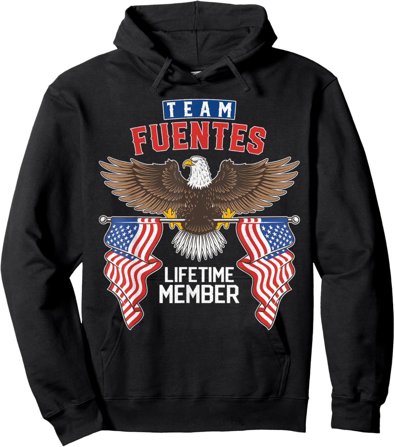 Team Fuentes Lifetime Member Hoodie - Hoodie | Black