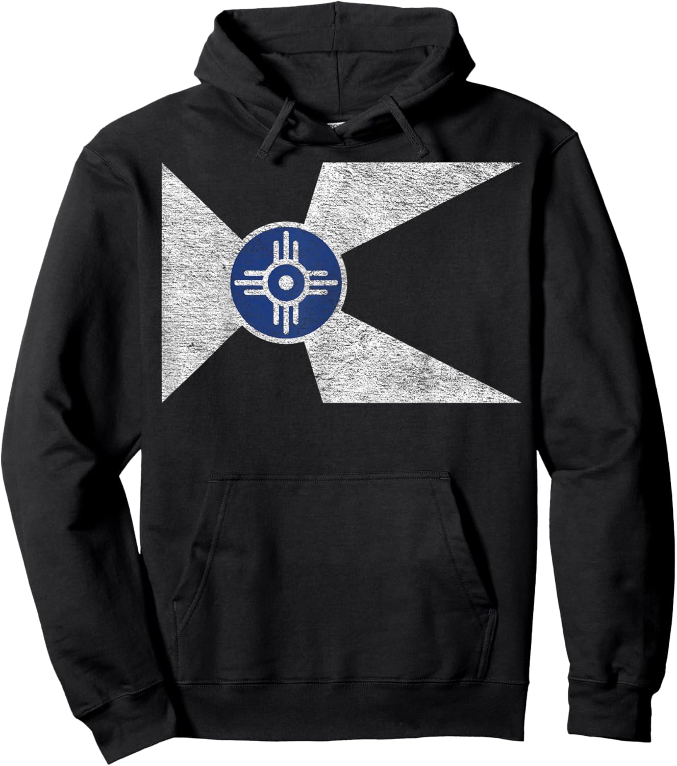 Wichita State of Kansas SedGWICK County Flag Hoodie - Hoodie | Black