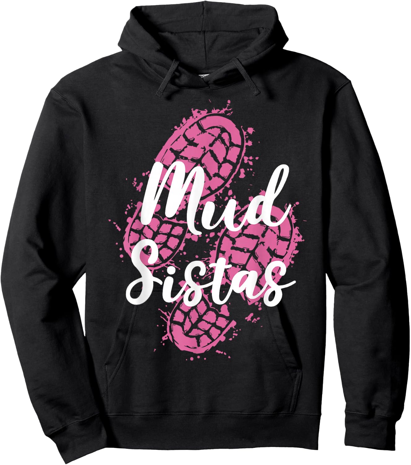 Mud Run | Mud Girl Run | Mud Running Team Hoodie - Hoodie | Black