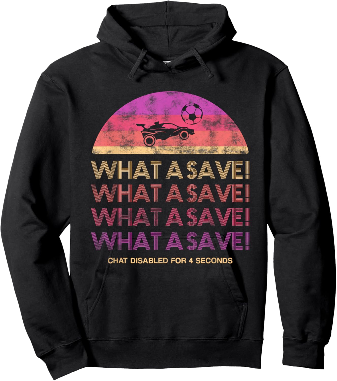 What a save chat disabled gaming car rocket Hoodie - Hoodie | Black
