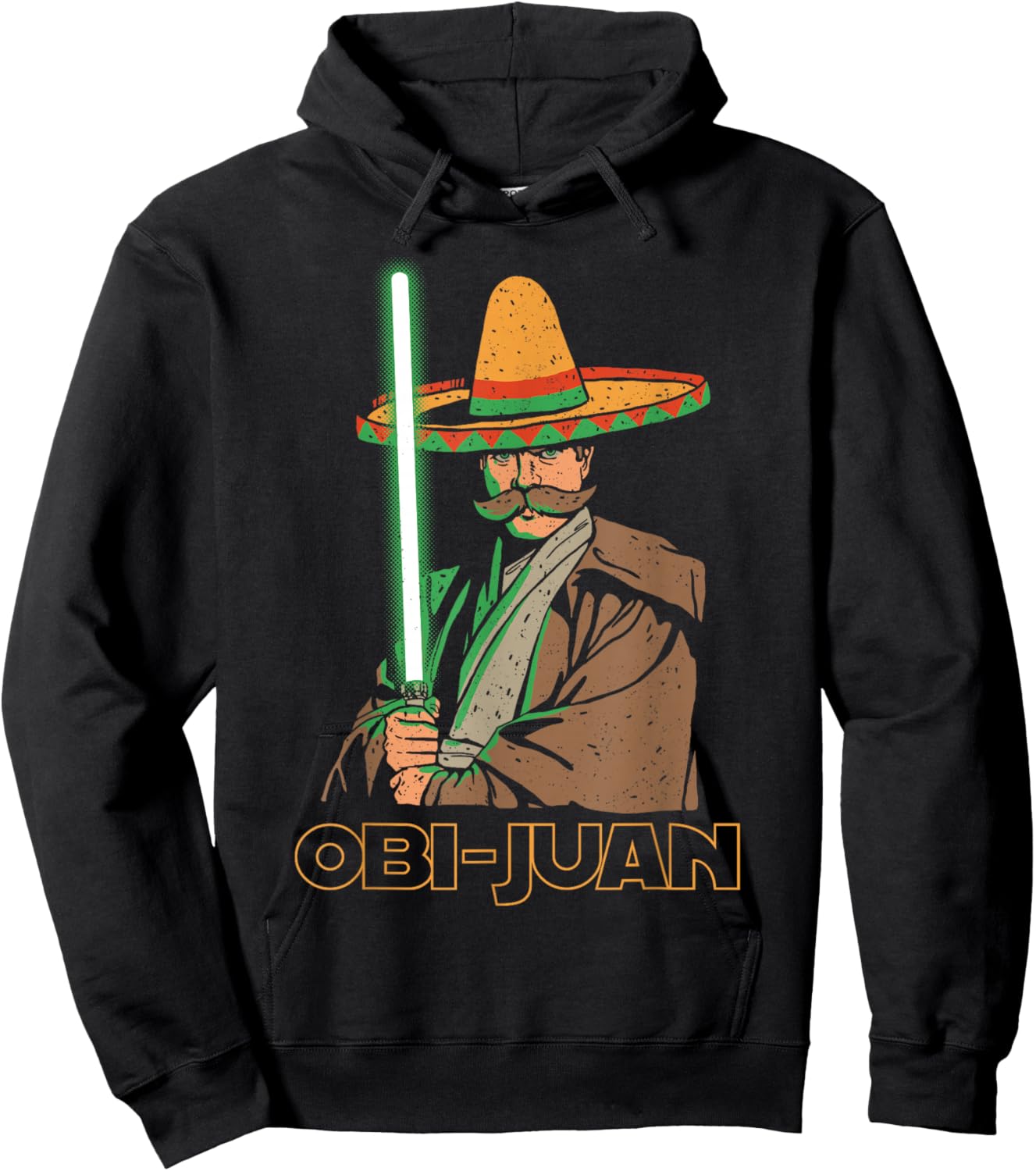 OBI Juan Funny Cinco De Mayo Shirt Mexican Movie Nerd Lover Hoodie - Hoodie | Black
