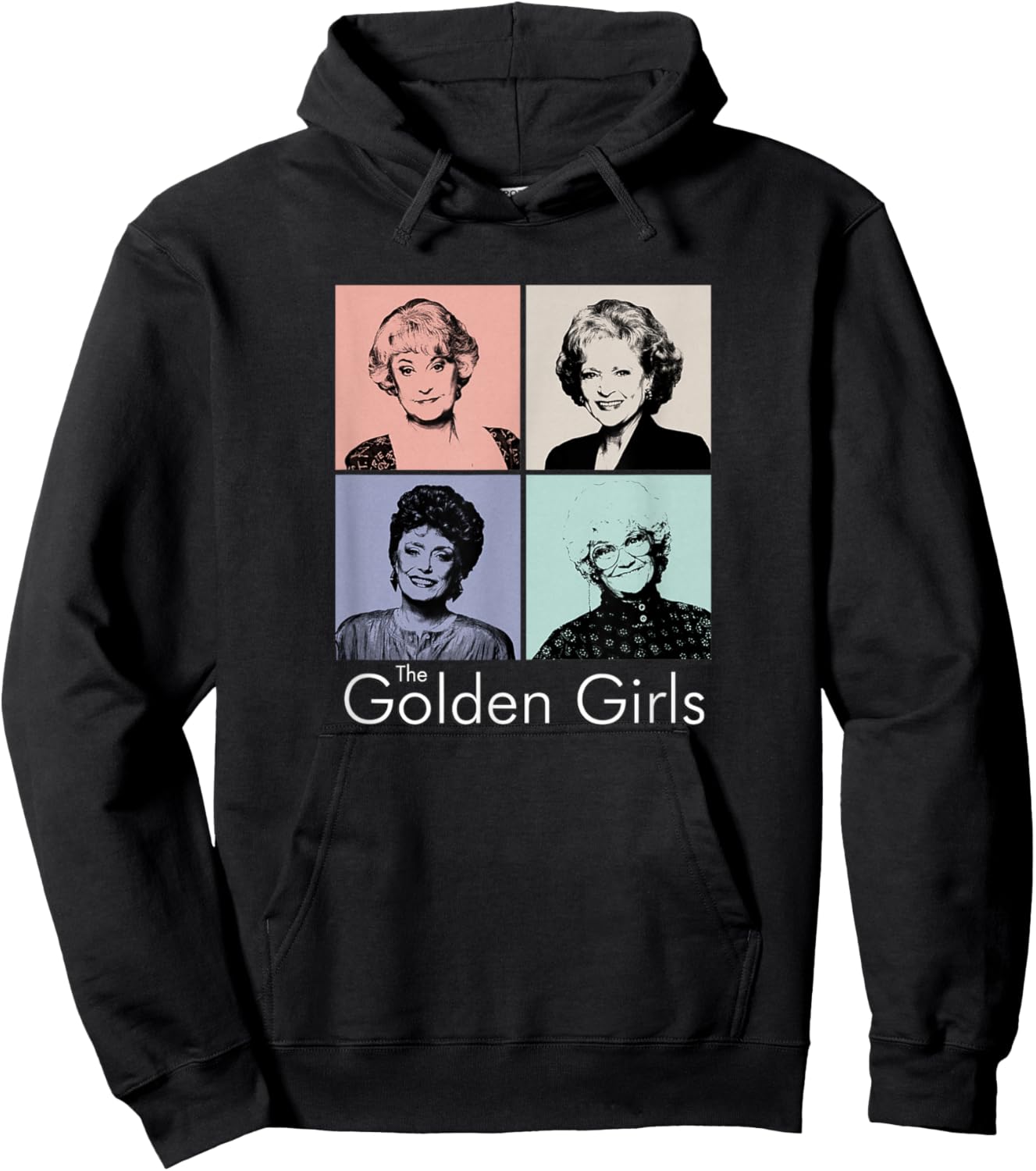 The Golden Girls - Color Block Group Hoodie - Hoodie | Black