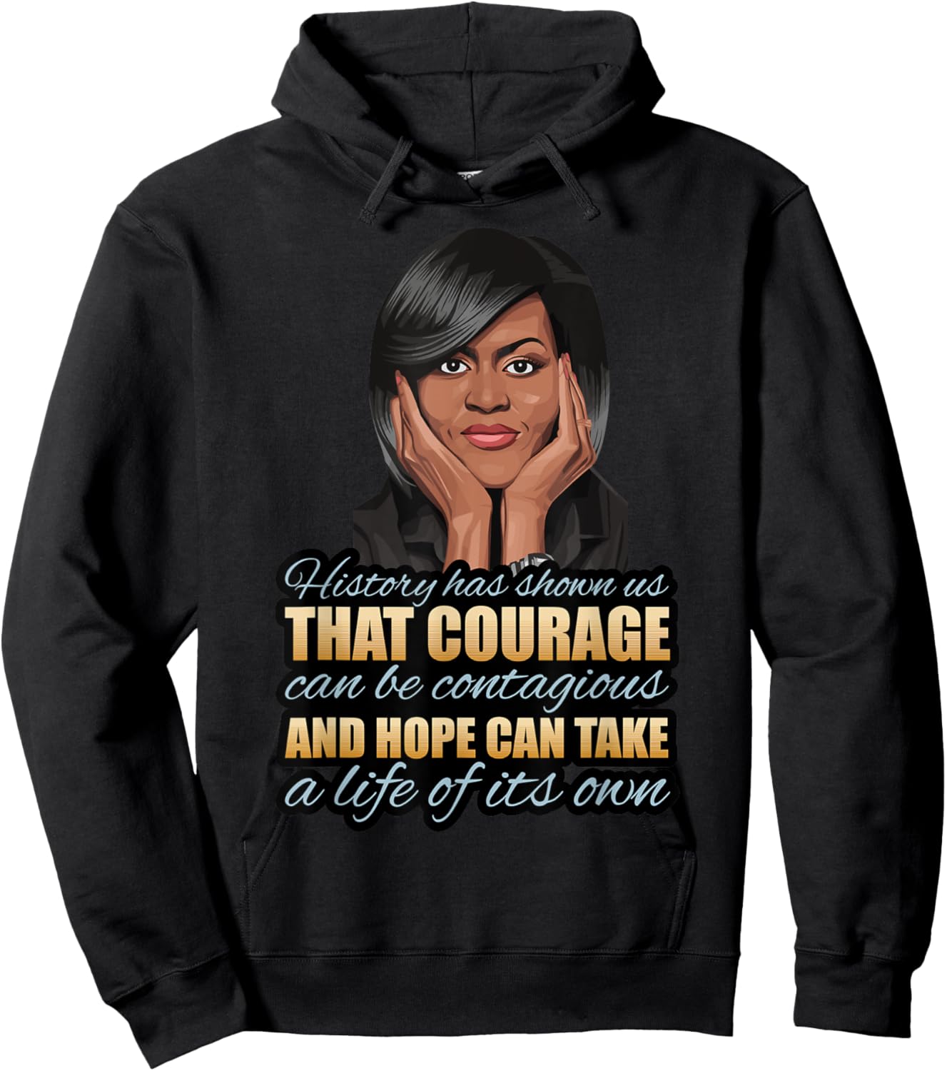 Black History Month Michelle Obama President's Day Women Hoodie - Hoodie | Black