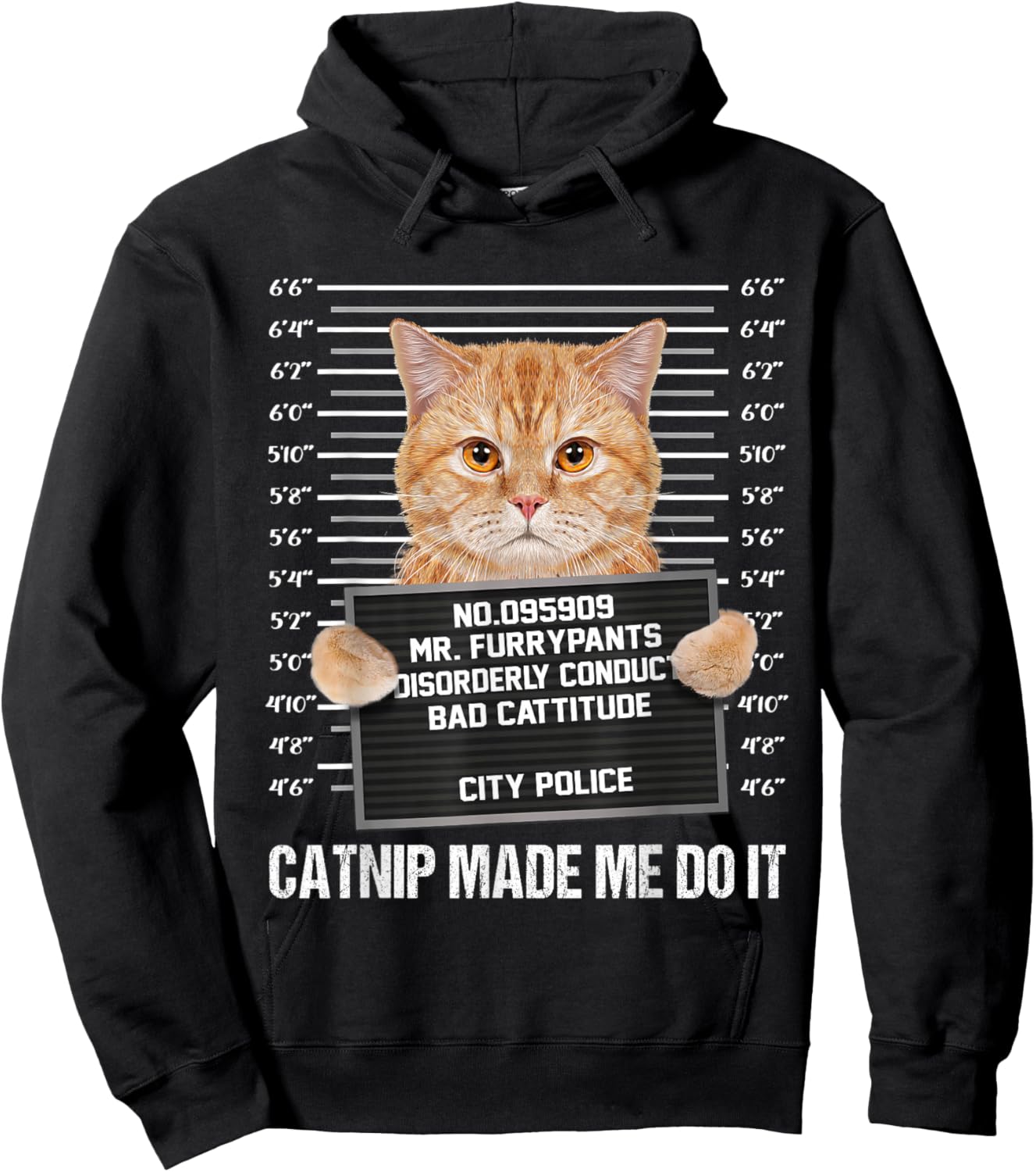 Catnip Made Me Do It Hoodie - Hoodie | Black