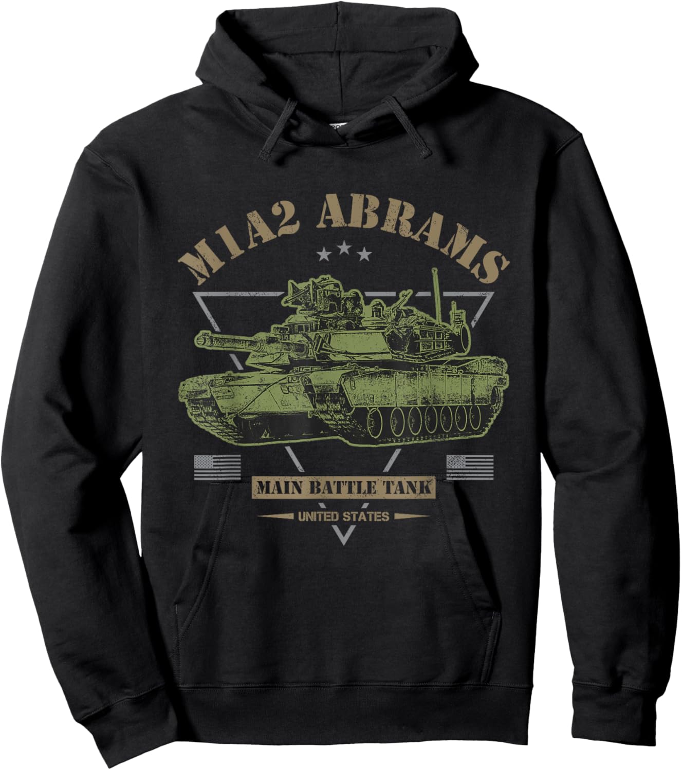 M1A2 Abrams Hoodie - Hoodie | Black