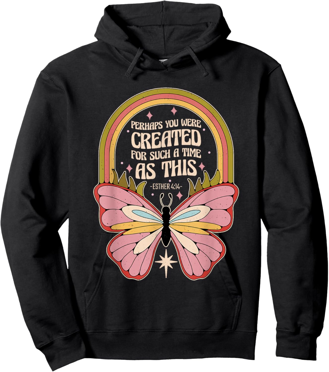 Christian Religious Esther 4 14 Hoodie - Hoodie | Black