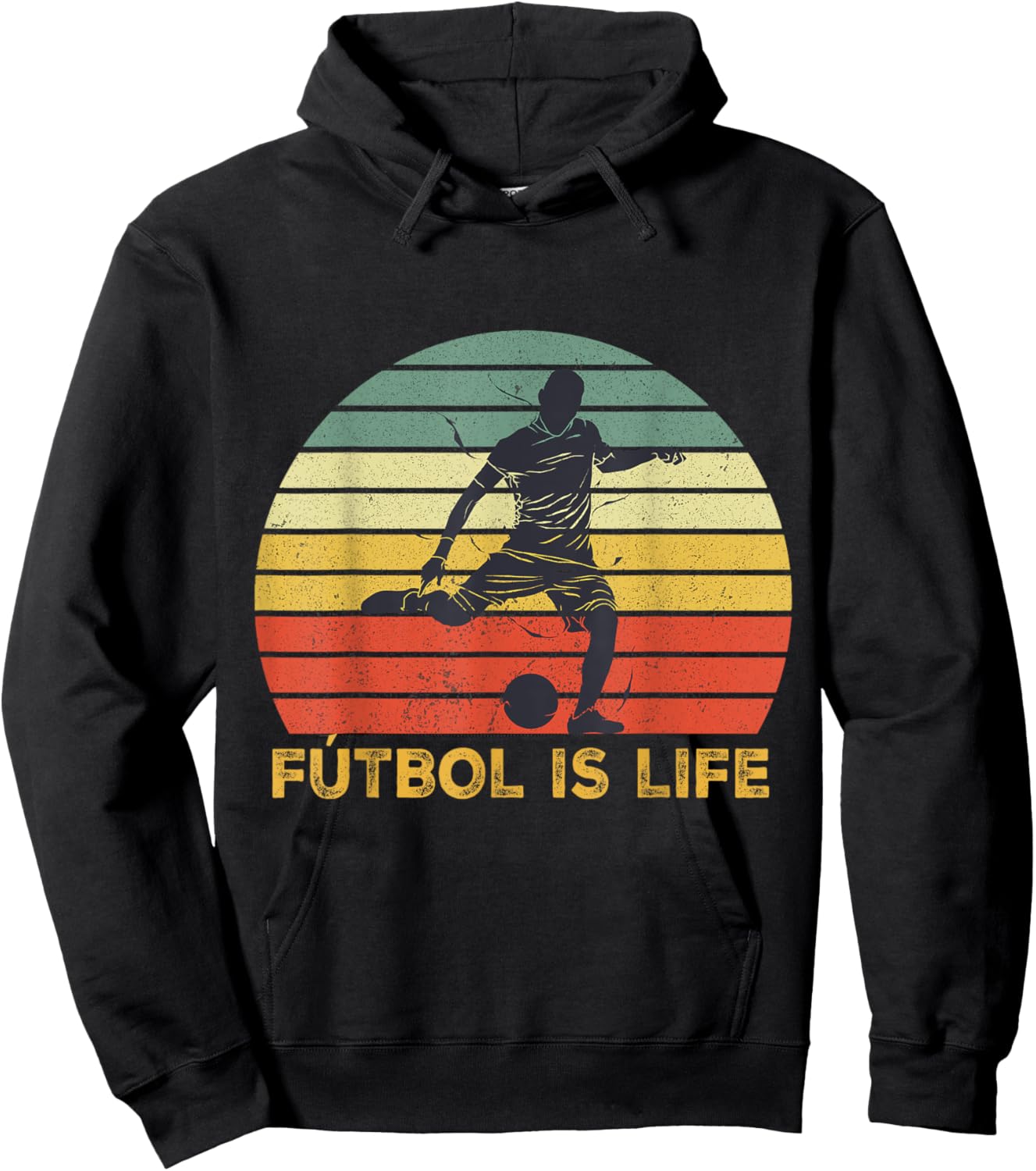 Futbol Is Life shirt Hoodie - Hoodie | Black