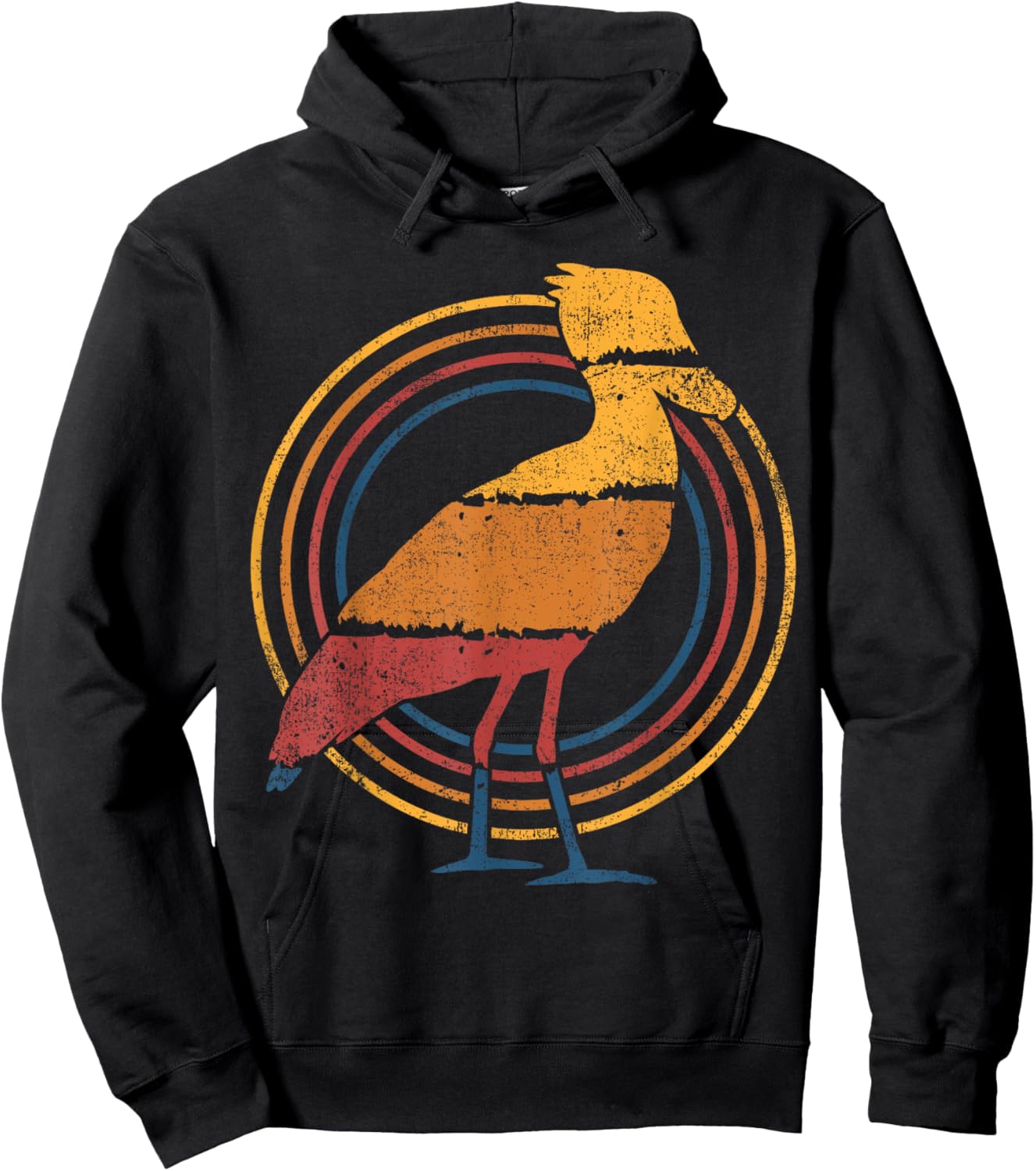 Shoebill Whalehead Stork Bird Hoodie - Hoodie | Black