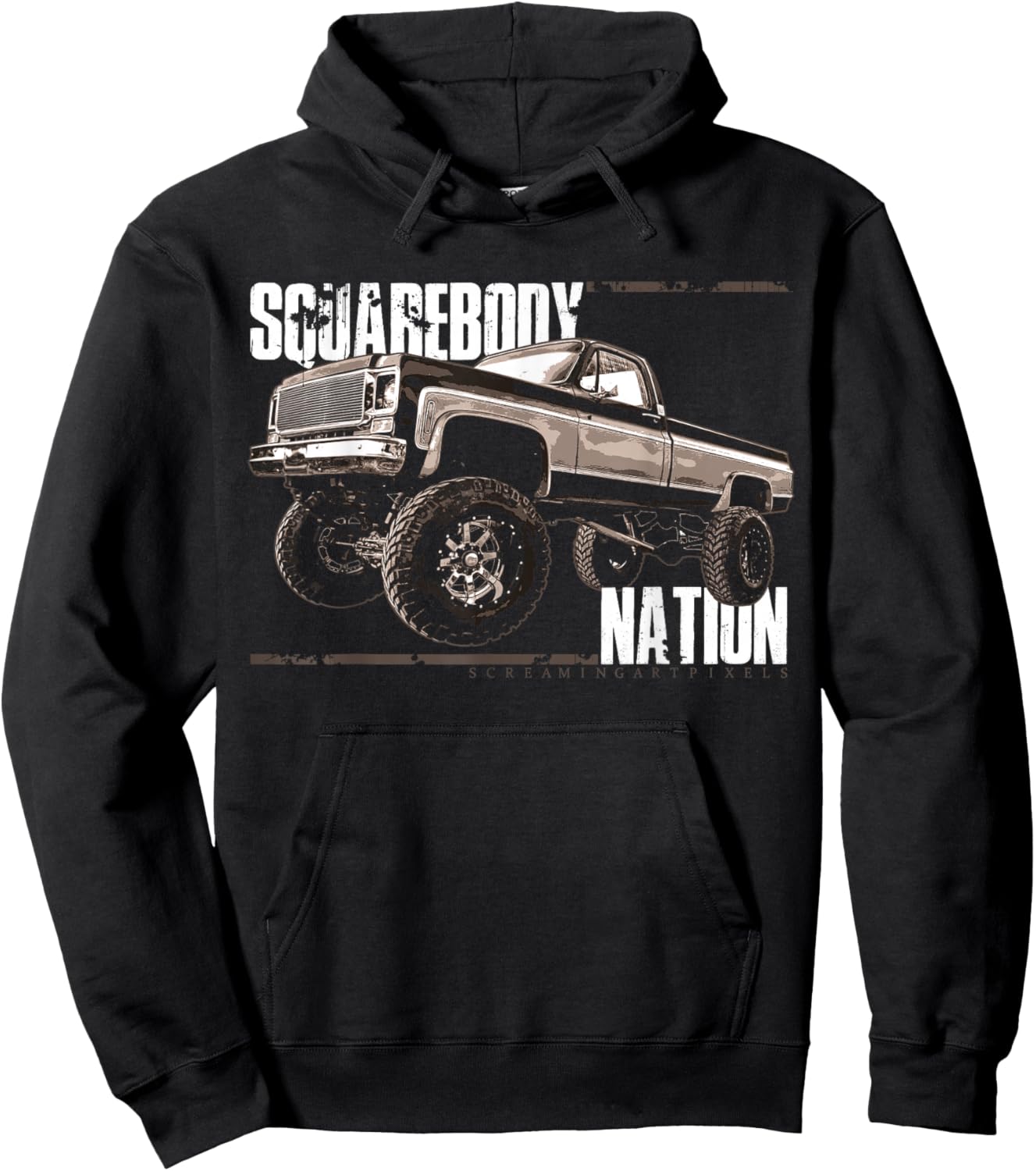 Squarebody Classic Square body Hoodie - Hoodie | Black