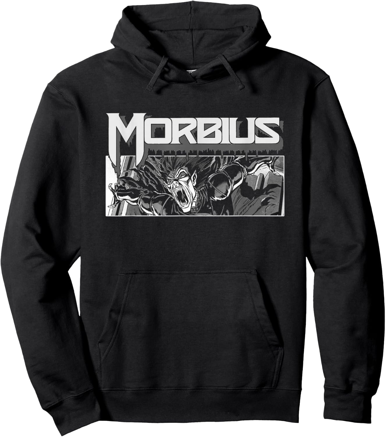 Marvel Morbius Retro Comic 90s Hoodie - Hoodie | Black