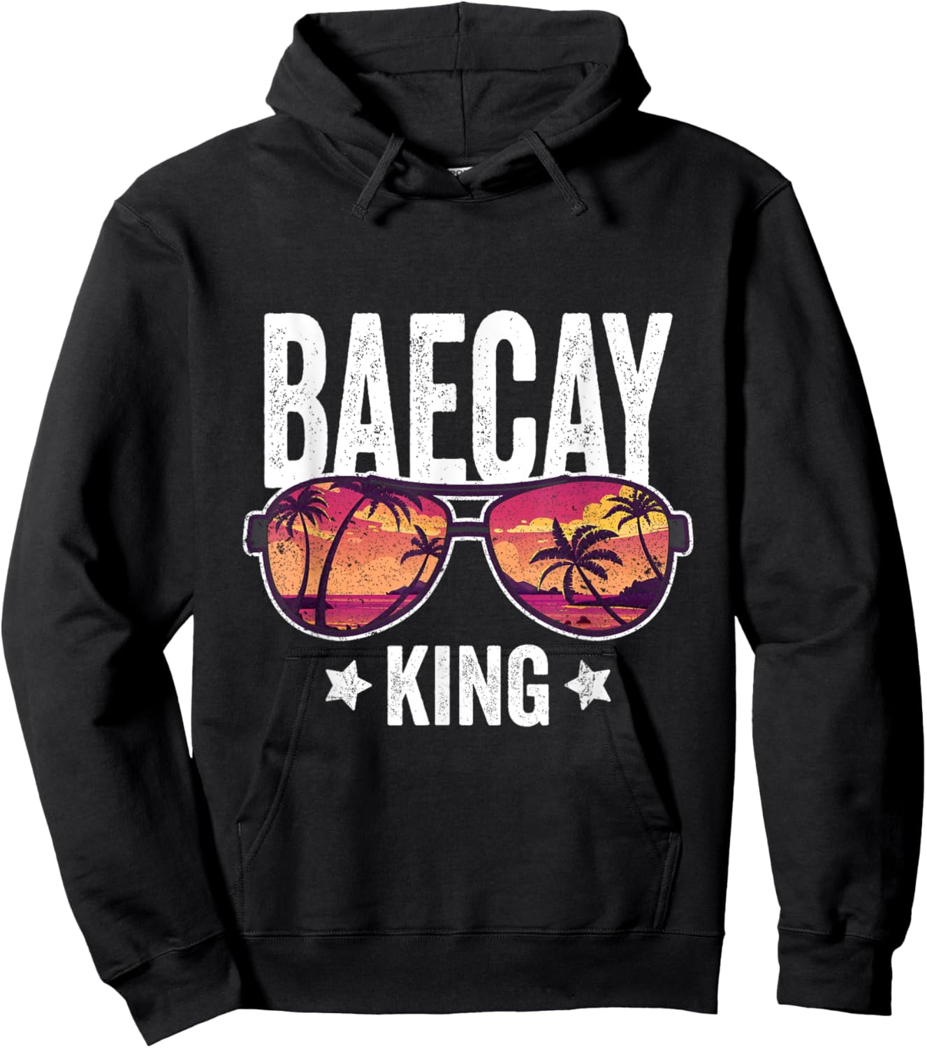 Baecay King Vacation Boyfriend Girlfriend Holiday Hoodie - Hoodie | Black
