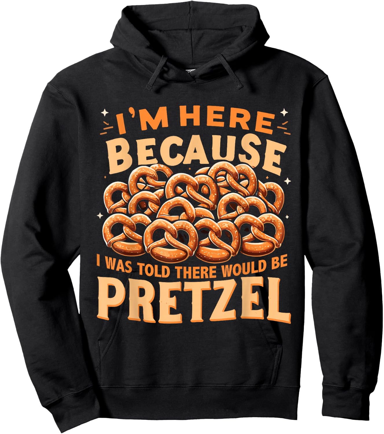 Funny Pretzel Lover Pretzel Day Hoodie - Hoodie | Black