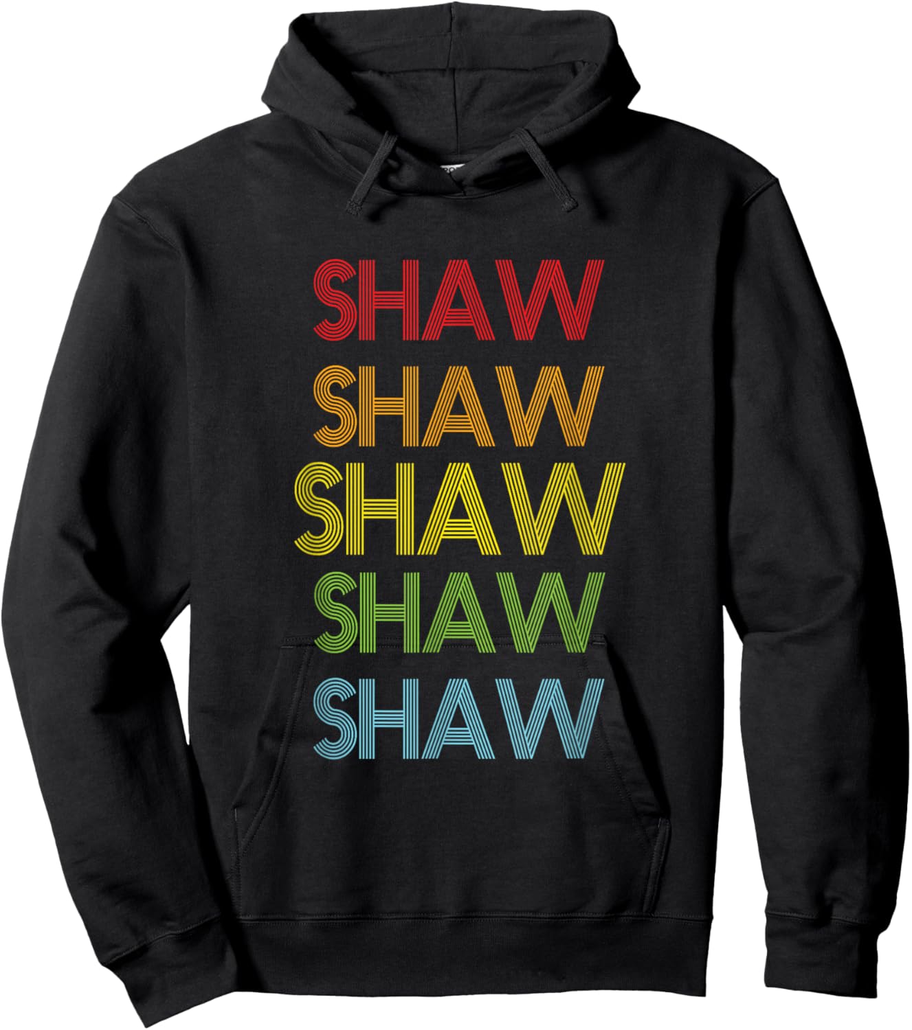 Shaw Name Hoodie - Hoodie | Black