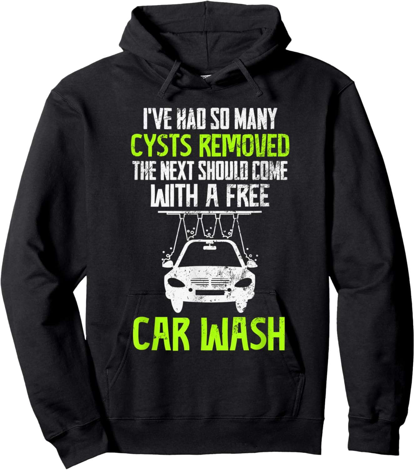 Cyst Awareness Funny Cyst Removal Surgery Recovery Hoodie - Hoodie | Black