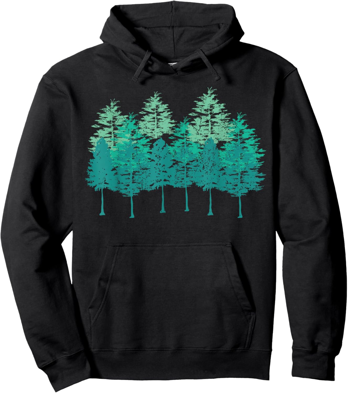 Outdoors Forest Trees Wildlife Nature Forest Hoodie - Hoodie | Black