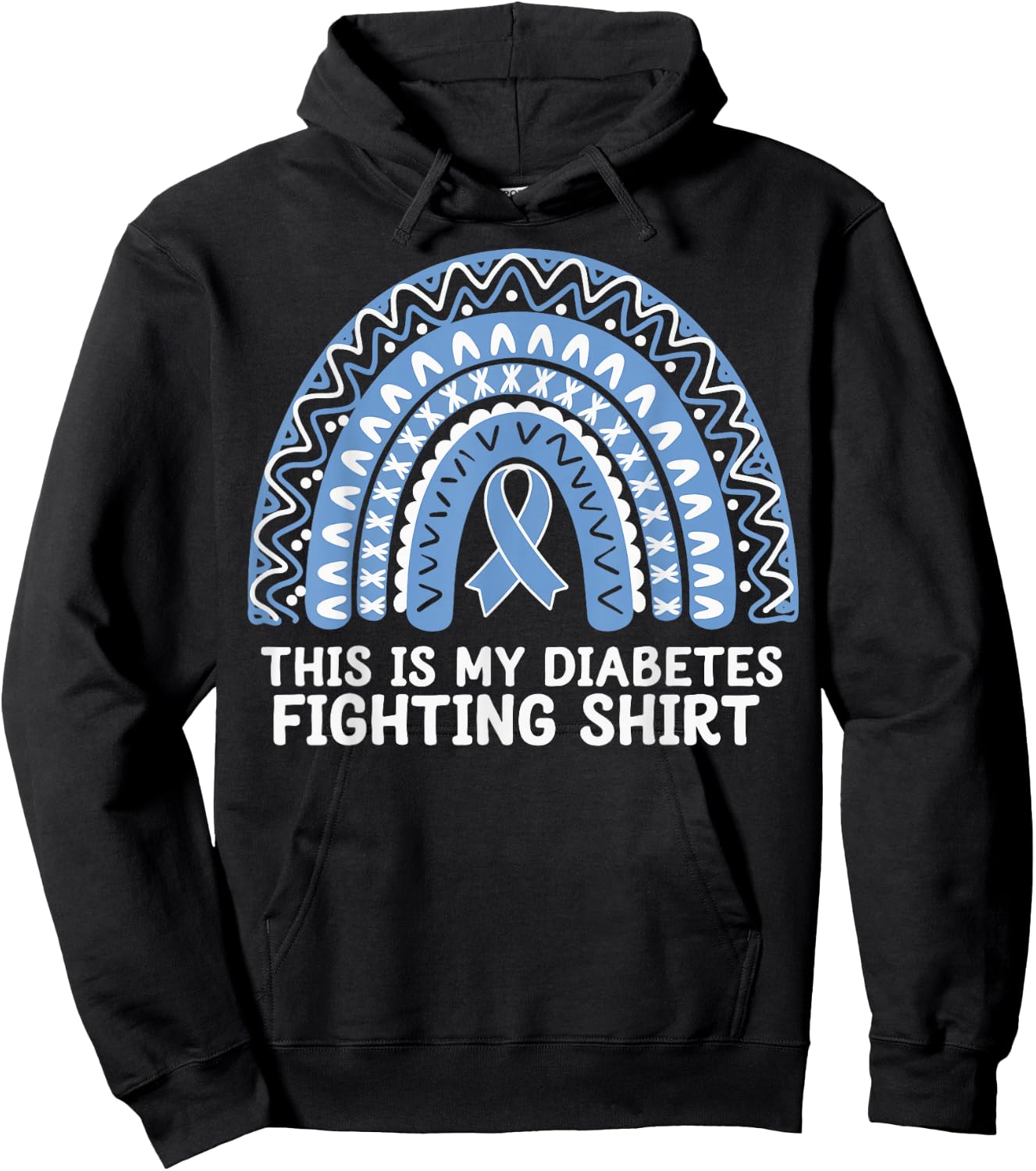 This Is My Diabetes Fighting Hoodie - Hoodie | Black
