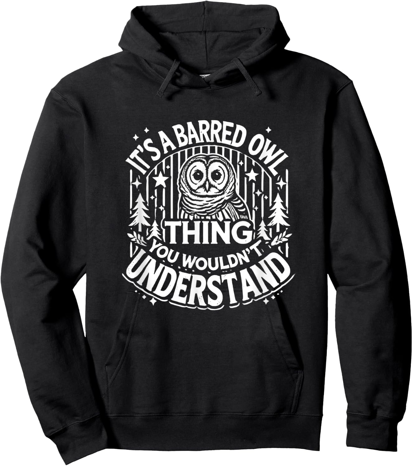 Barred Owl Lover Barred Owls Hoodie - Hoodie | Black