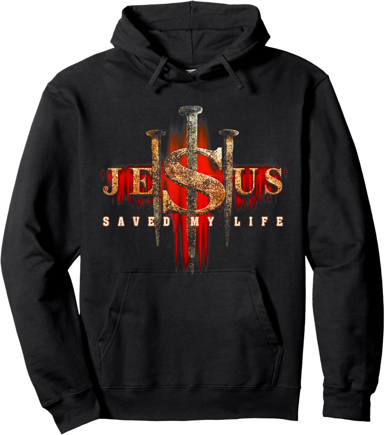 Christian Jesus Saved My Life Women Men Hoodie - Hoodie | Black