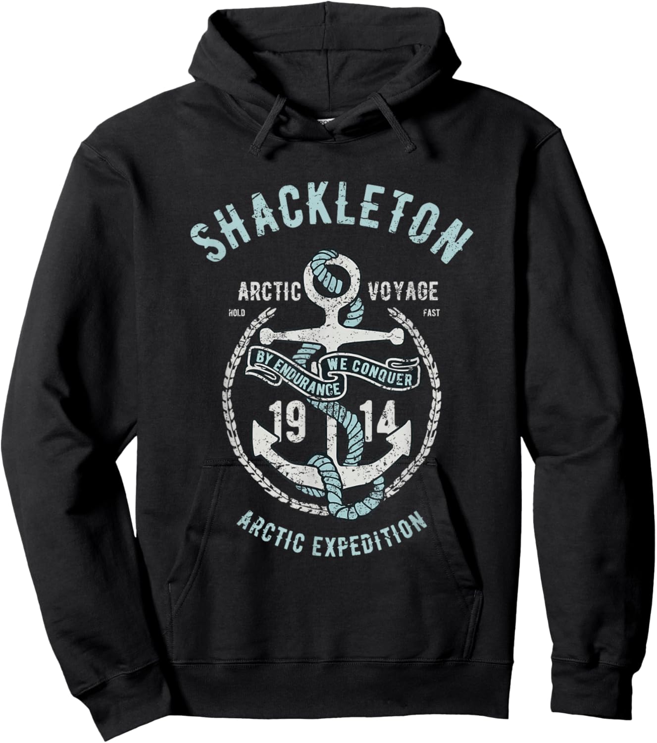 Ernest Shackleton Expedition to Antarctica Hoodie - Hoodie | Black