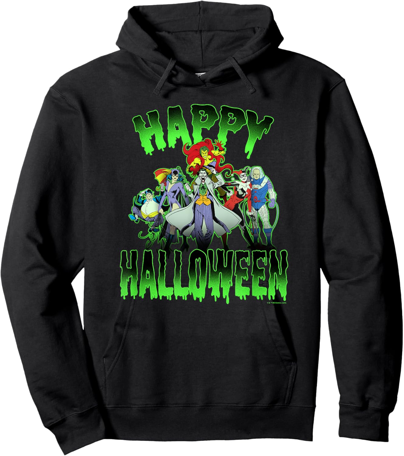 DC Comics Halloween Batman Villain's Group Shot Hoodie - Hoodie | Black