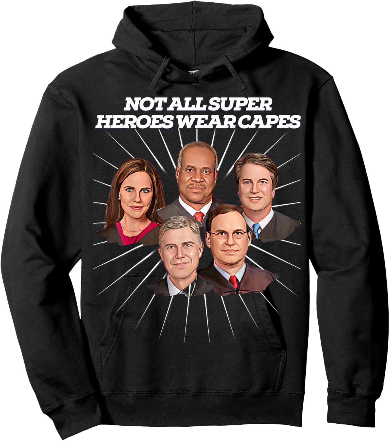 Pro Life SCOTUS Thomas Kavanagh Coney Barrett Alito Gorsuch Hoodie - Hoodie | Black