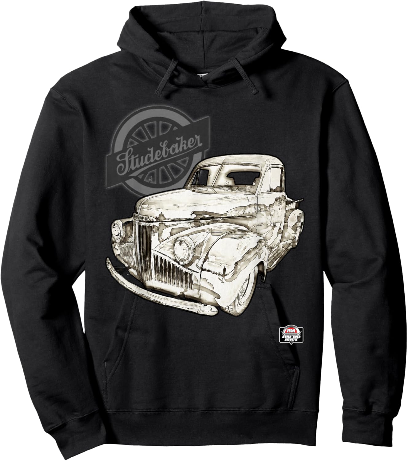 Classic M5 Studebaker truck Hoodie - Hoodie | Black