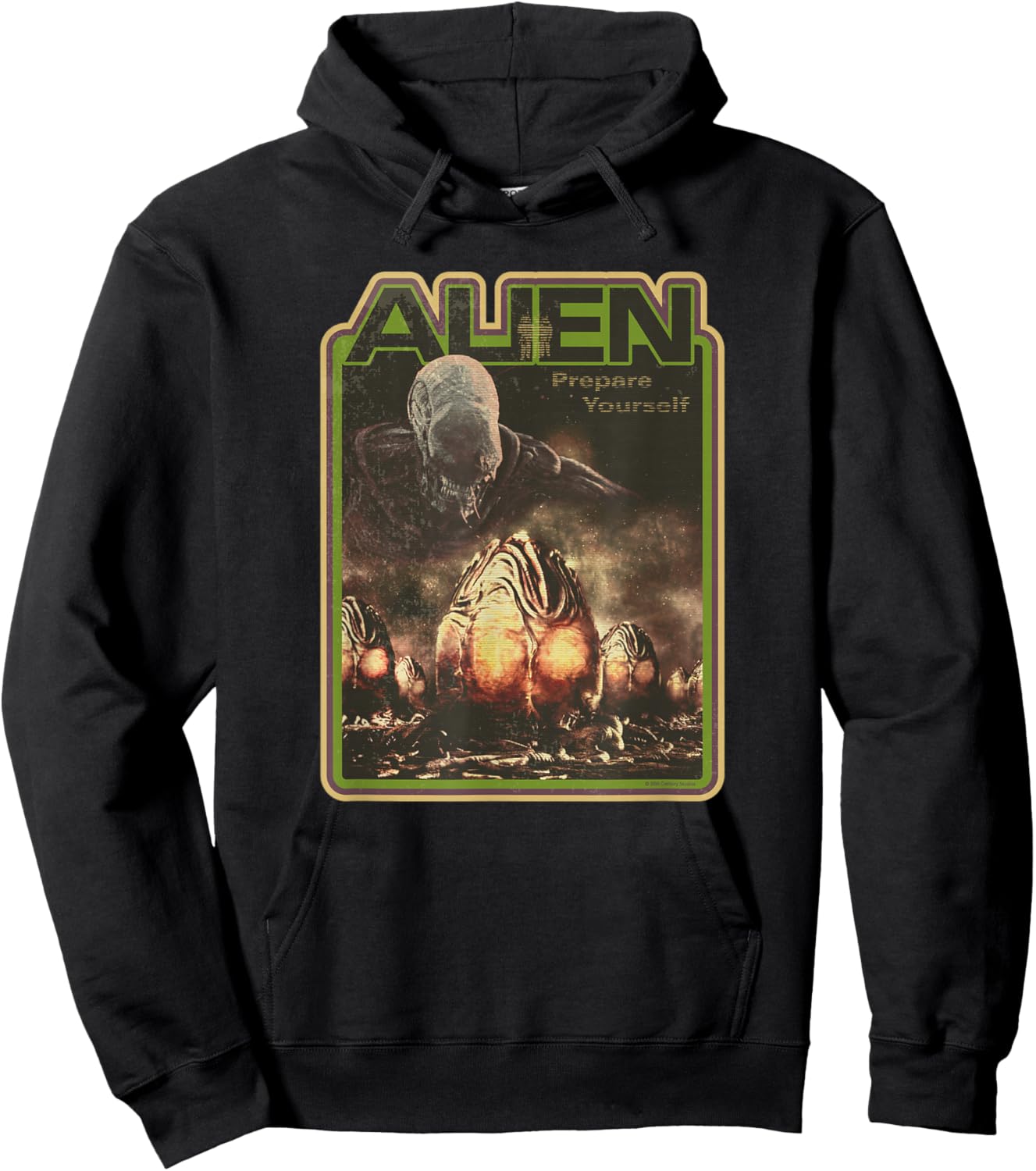 Alien Xenomorph Prepare Yourself Retro Hoodie - Hoodie | Black