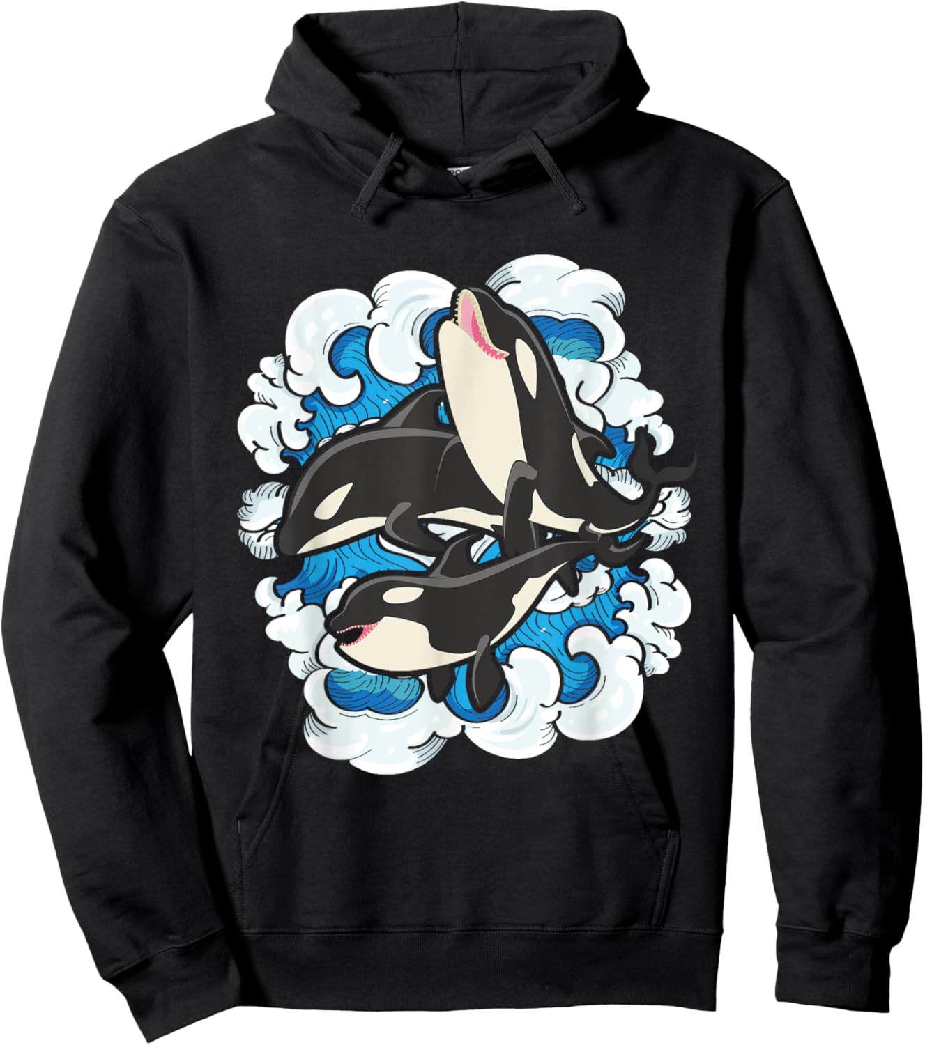 Whale Splash - Whale Lover Whales Marine Biologist Aquarist Hoodie - Hoodie | Black