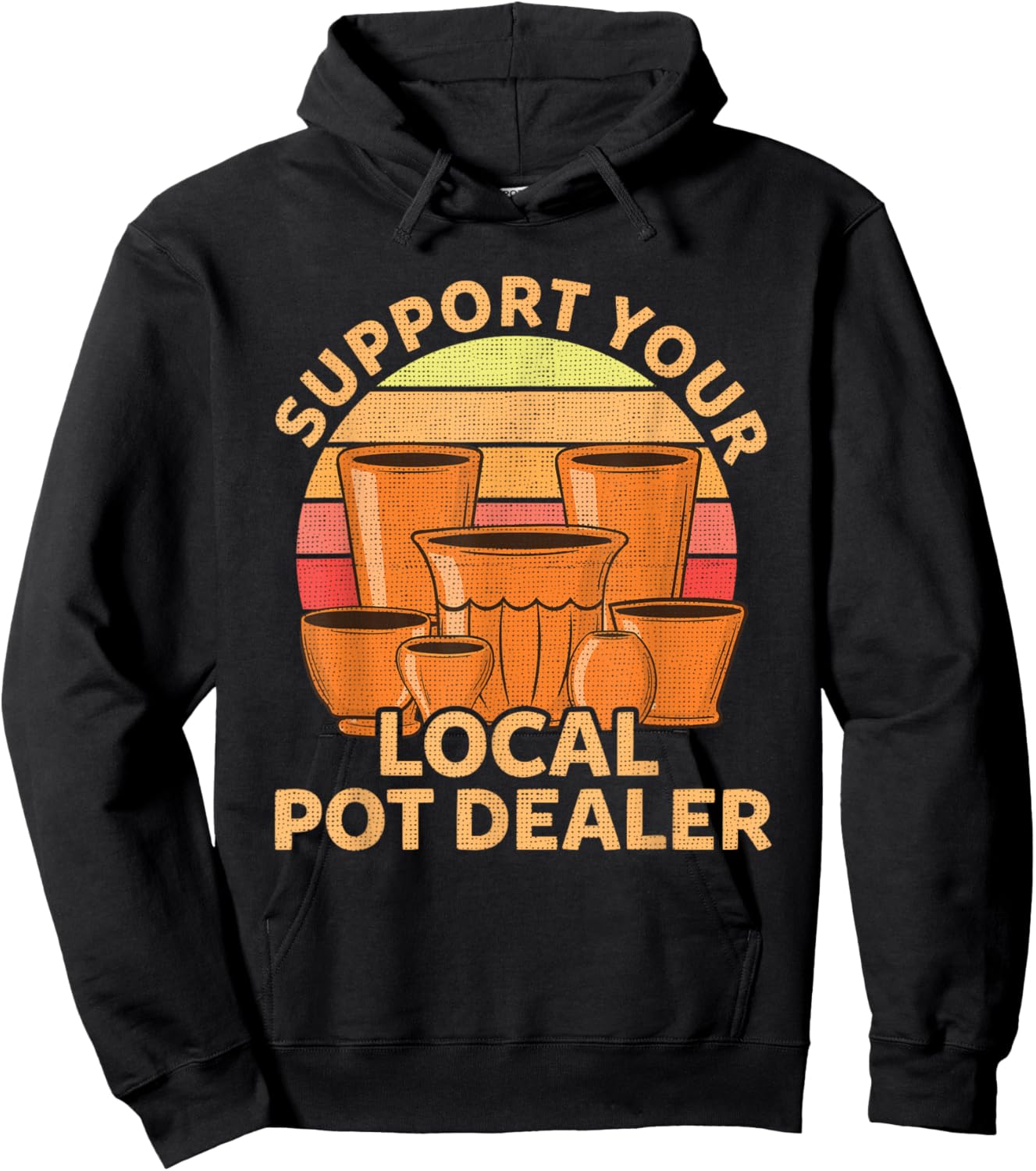 Funny Pottery Gift Pot Dealer Men Women Pottery Artists Hoodie - Hoodie | Black