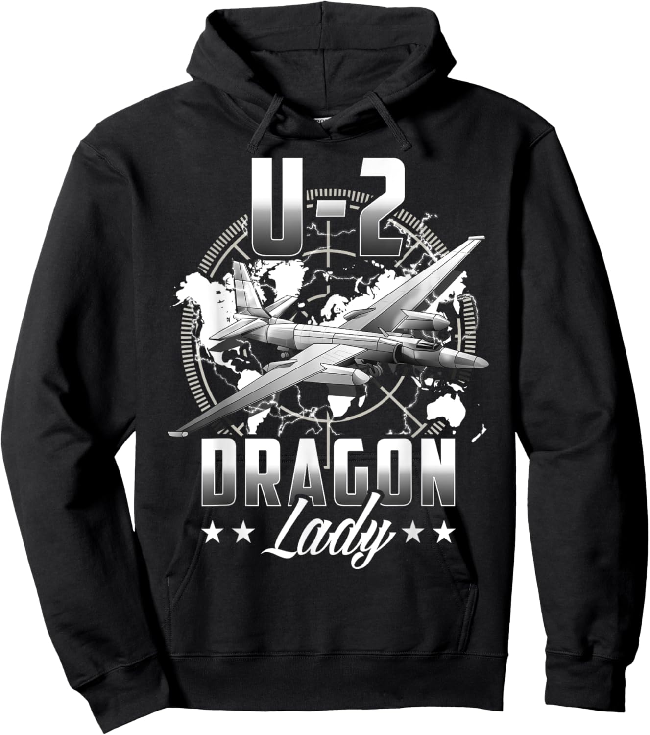 U-2 Dragon Lady Veteran Hoodie - Hoodie | Black