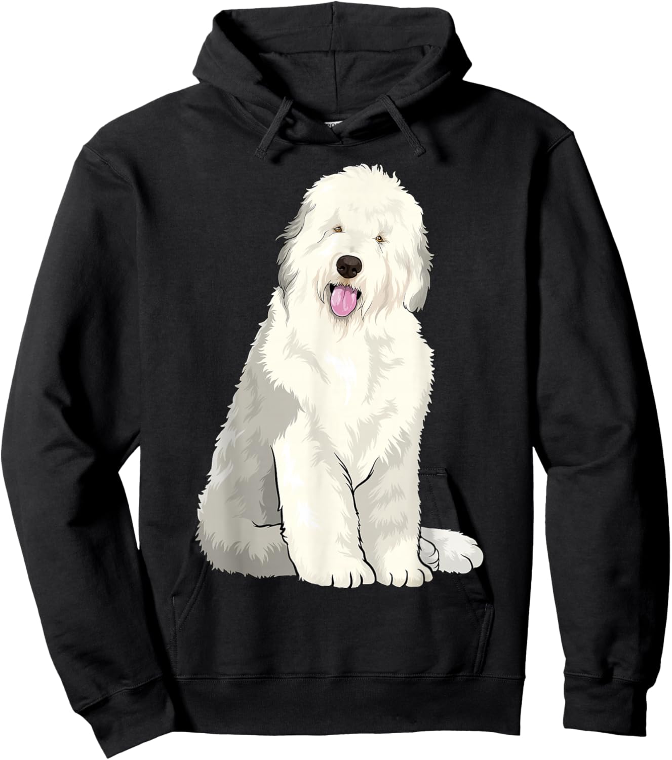 Old English Sheepdog Dog Lover Cute Puppy Hoodie - Hoodie | Black