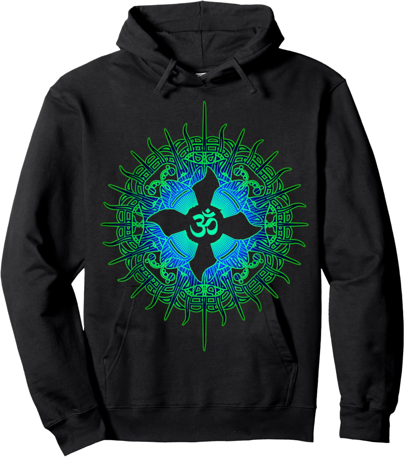 Om Psytrance Goa Psy Rave Psychedelic Festival Present Hoodie - Hoodie | Black