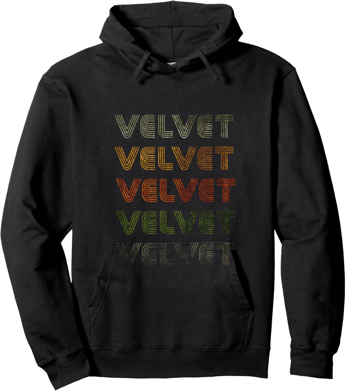 Love Heart Velvet Grunge/Vintage Style Black Velvet Hoodie - Hoodie | Black