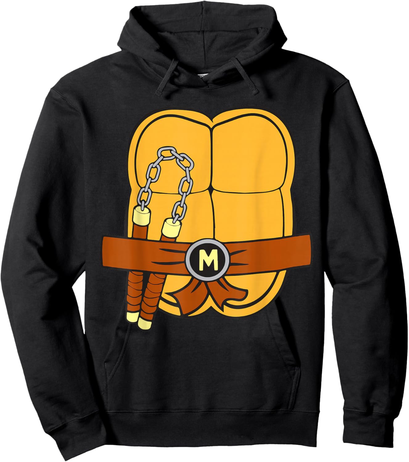 Michelangelo Halloween Costume Hoodie - Hoodie | Black