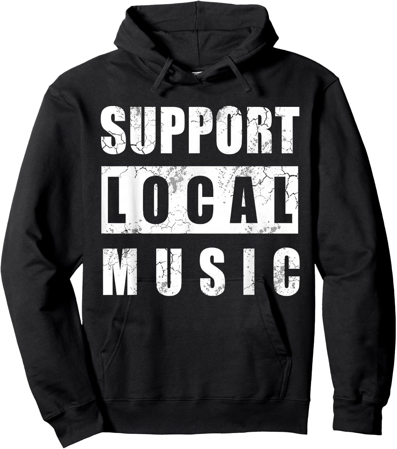 Support Local Music Hoodie - Hoodie | Black