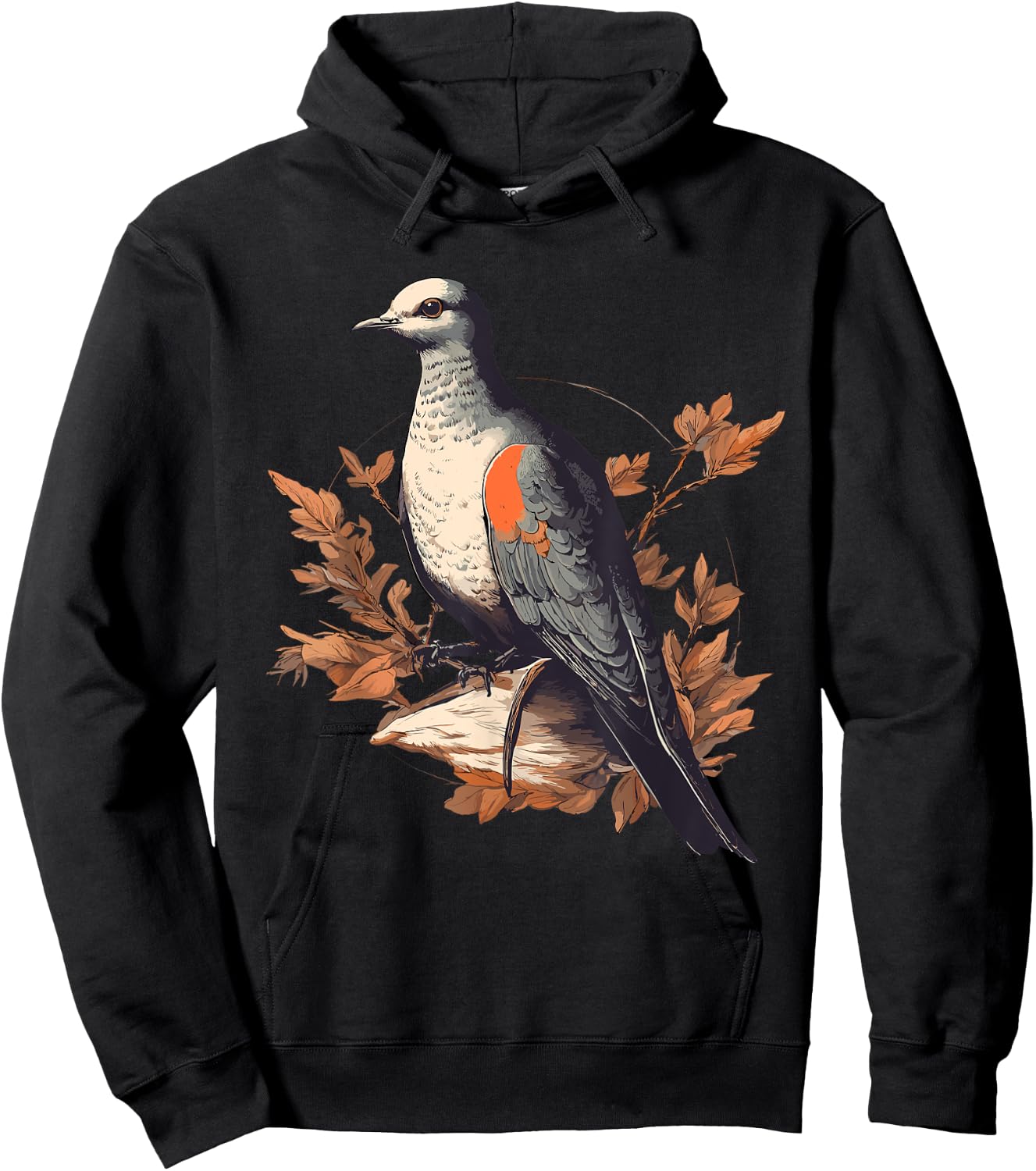 Passenger Pigeon Bird Hoodie - Hoodie | Black