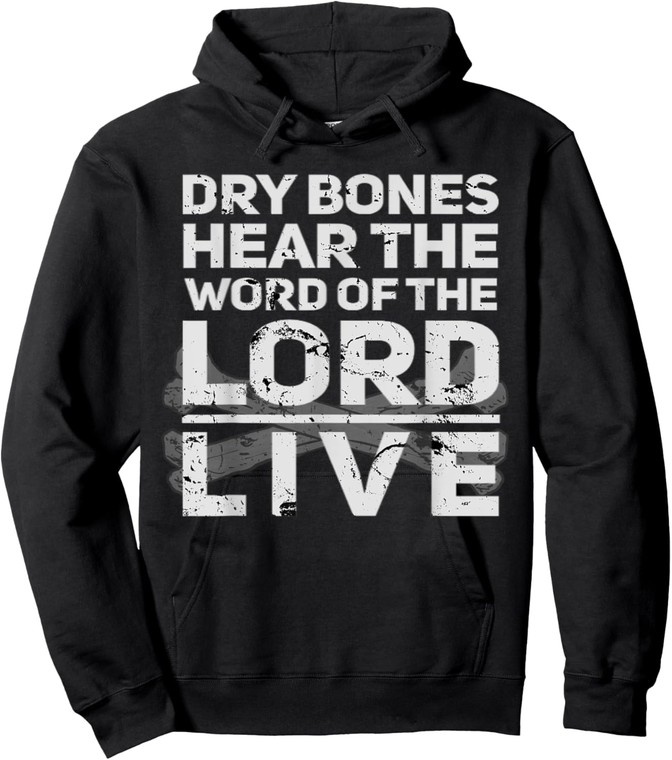 Dry Bones Hear The Word Of The Lord Cool Christian Faith Hoodie - Hoodie | Black