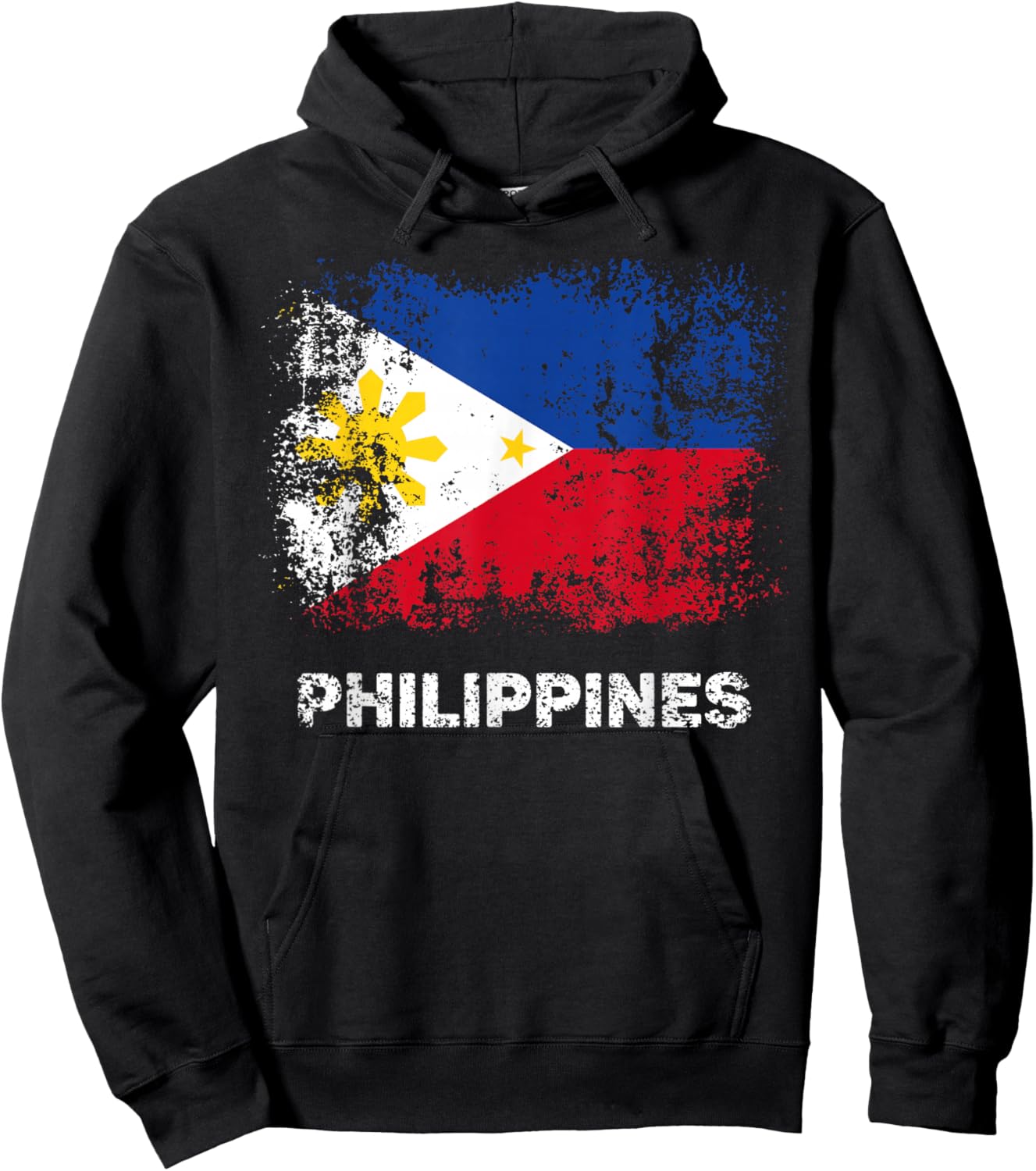Philippine Flag Shirt Filipino Patriotic Philippines Flag Hoodie - Hoodie | Black