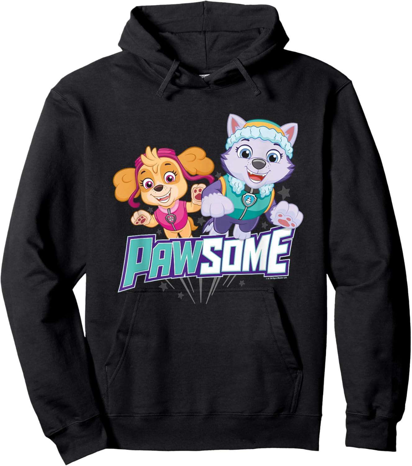 PAW Patrol Pawsome Skye & Everest Hoodie - Hoodie | Black