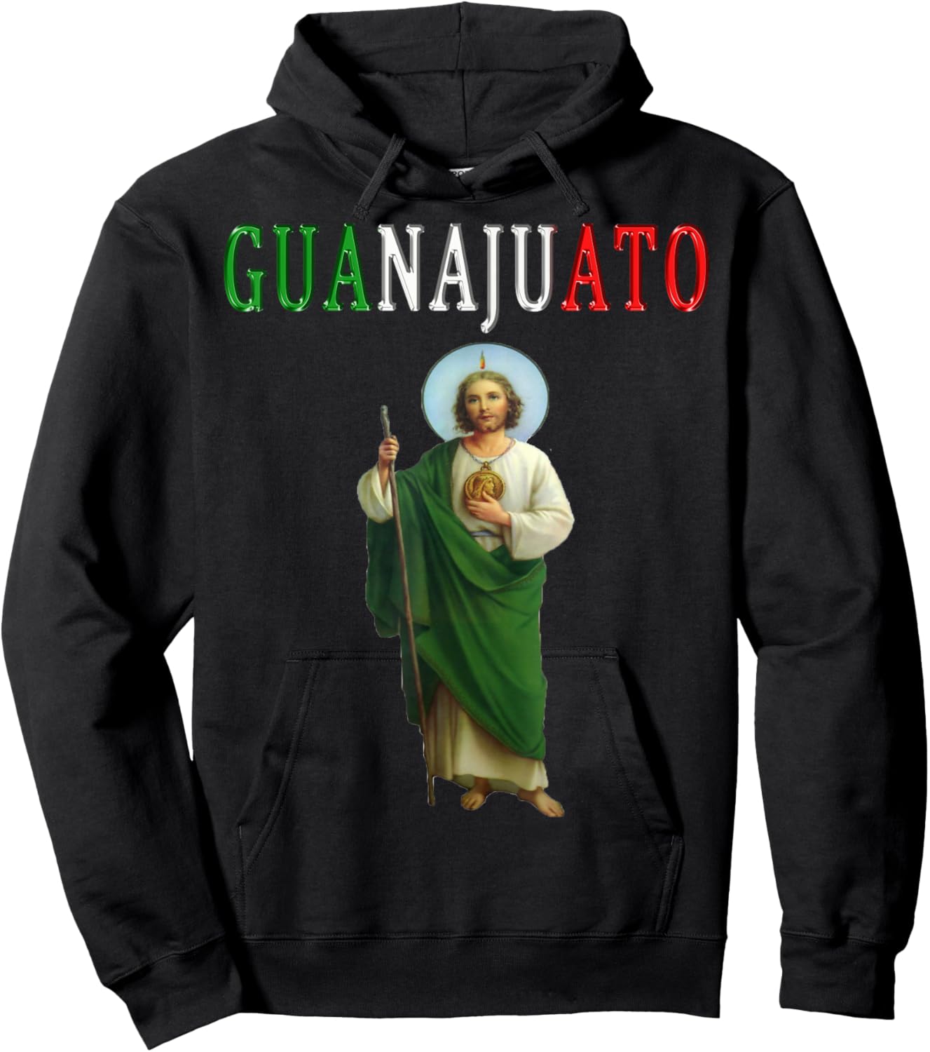 San Judas Tadeo Guanajuato Designs camisa mexican mexico Hoodie - Hoodie | Black