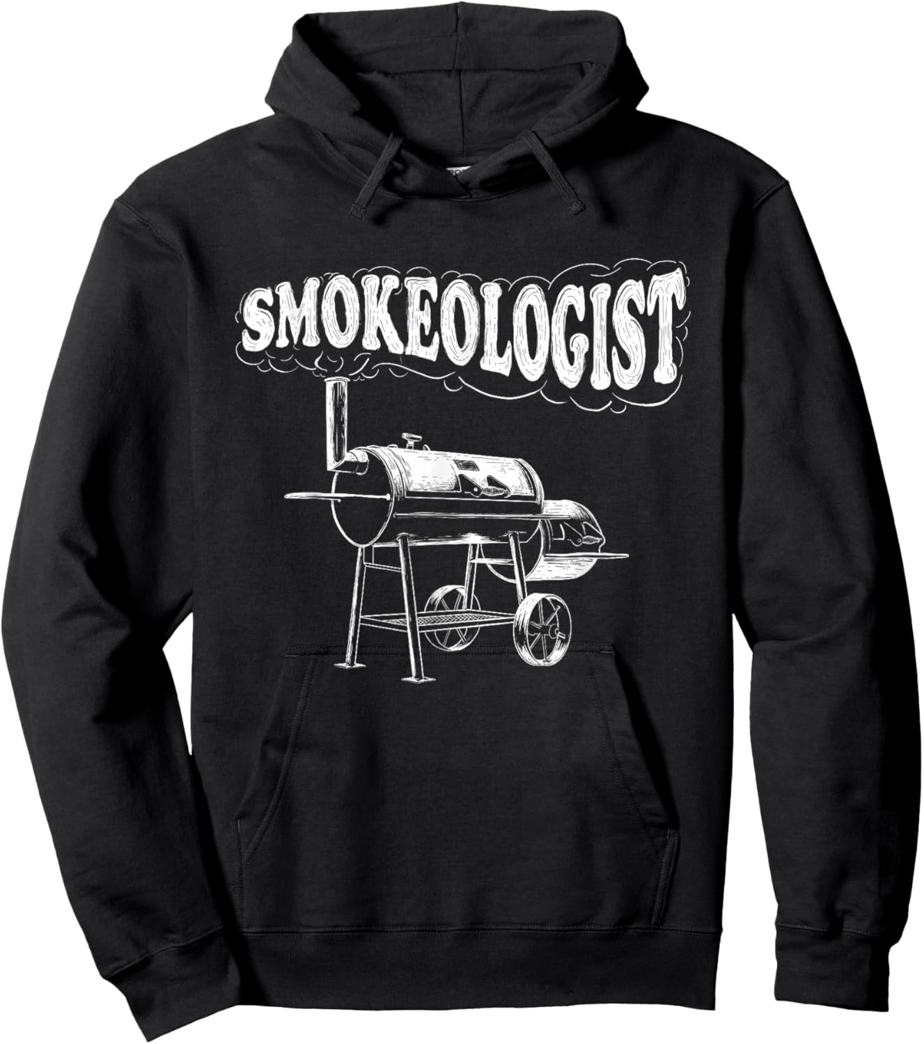 Smokeologist - Funny Pitmaster BBQ Smoker Grilling Hoodie - Hoodie | Black