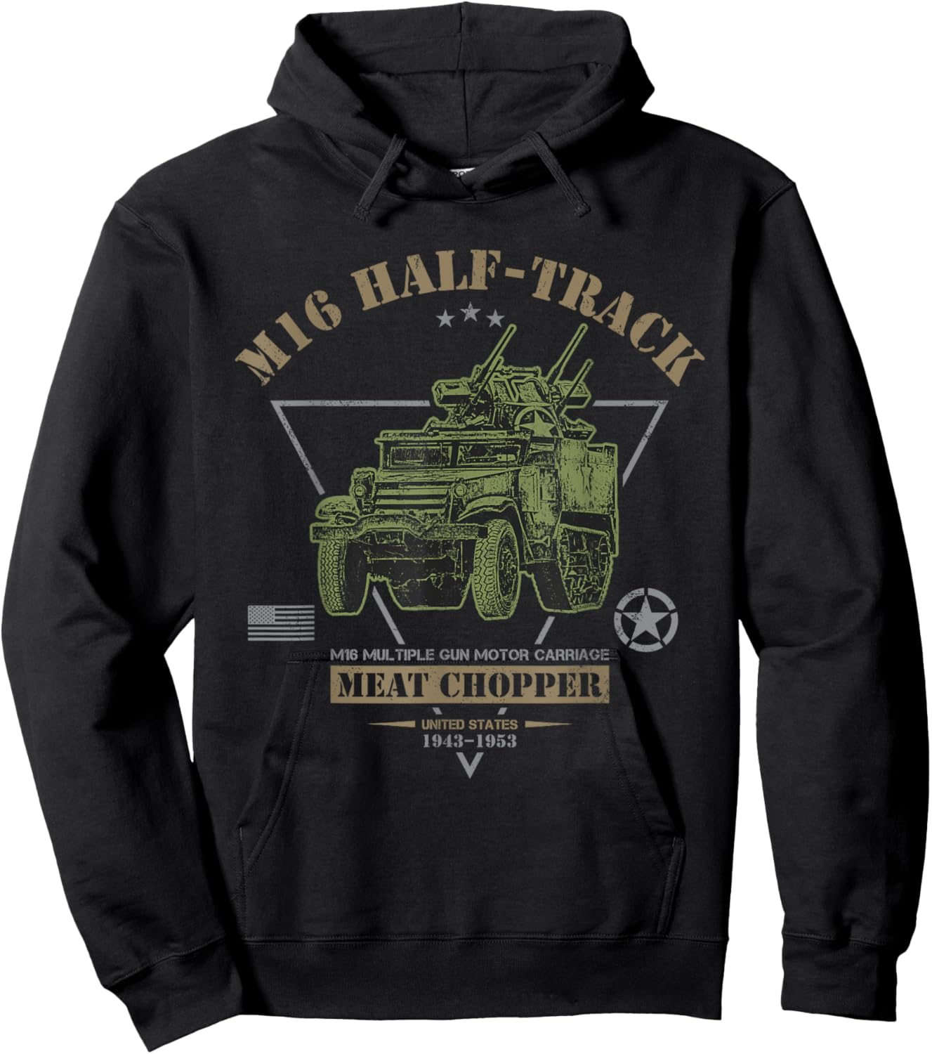 M16 Half-Track "Meat Chopper" MGMC Hoodie - Hoodie | Black