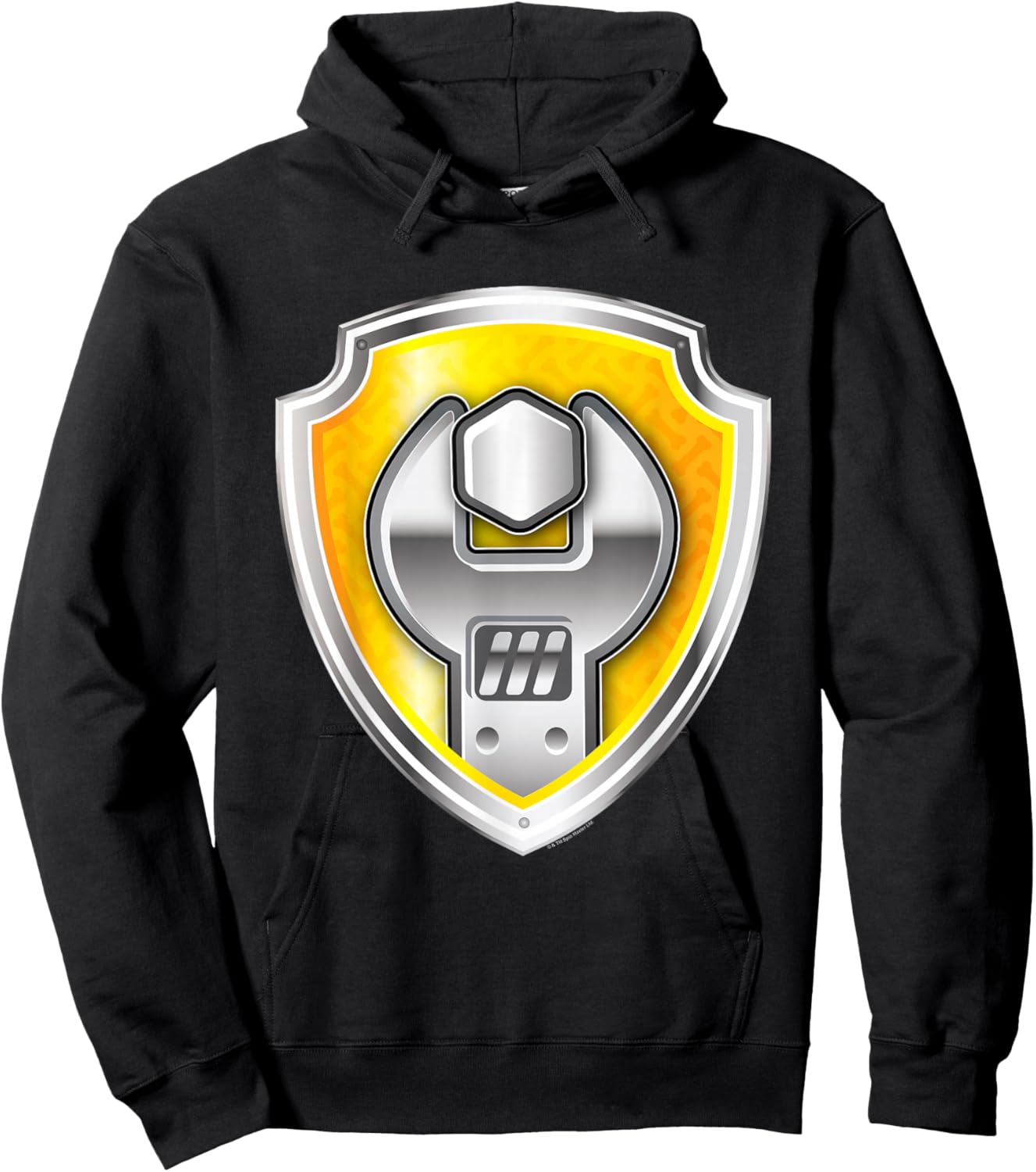 PAW Patrol Rubble Badge Hoodie - Hoodie | Black