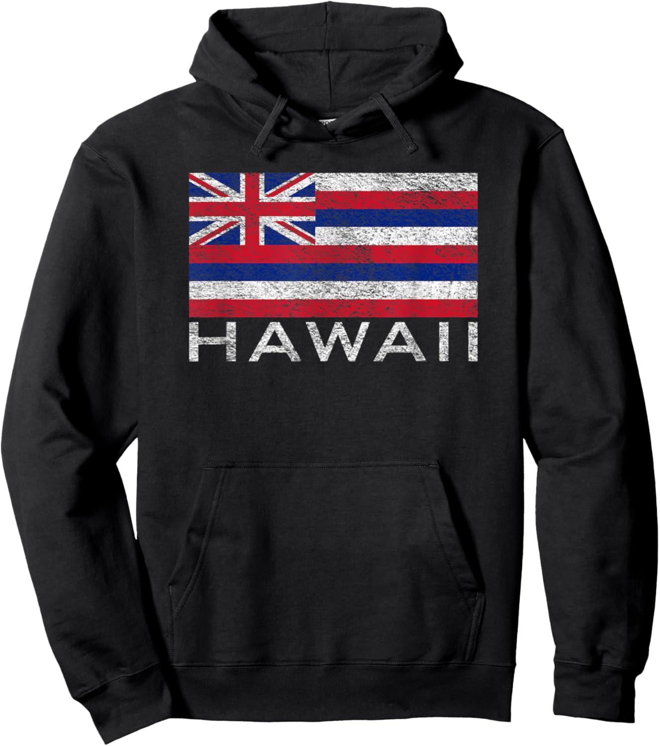State Flag of Hawaii the Aloha State Hoodie - Hoodie | Black