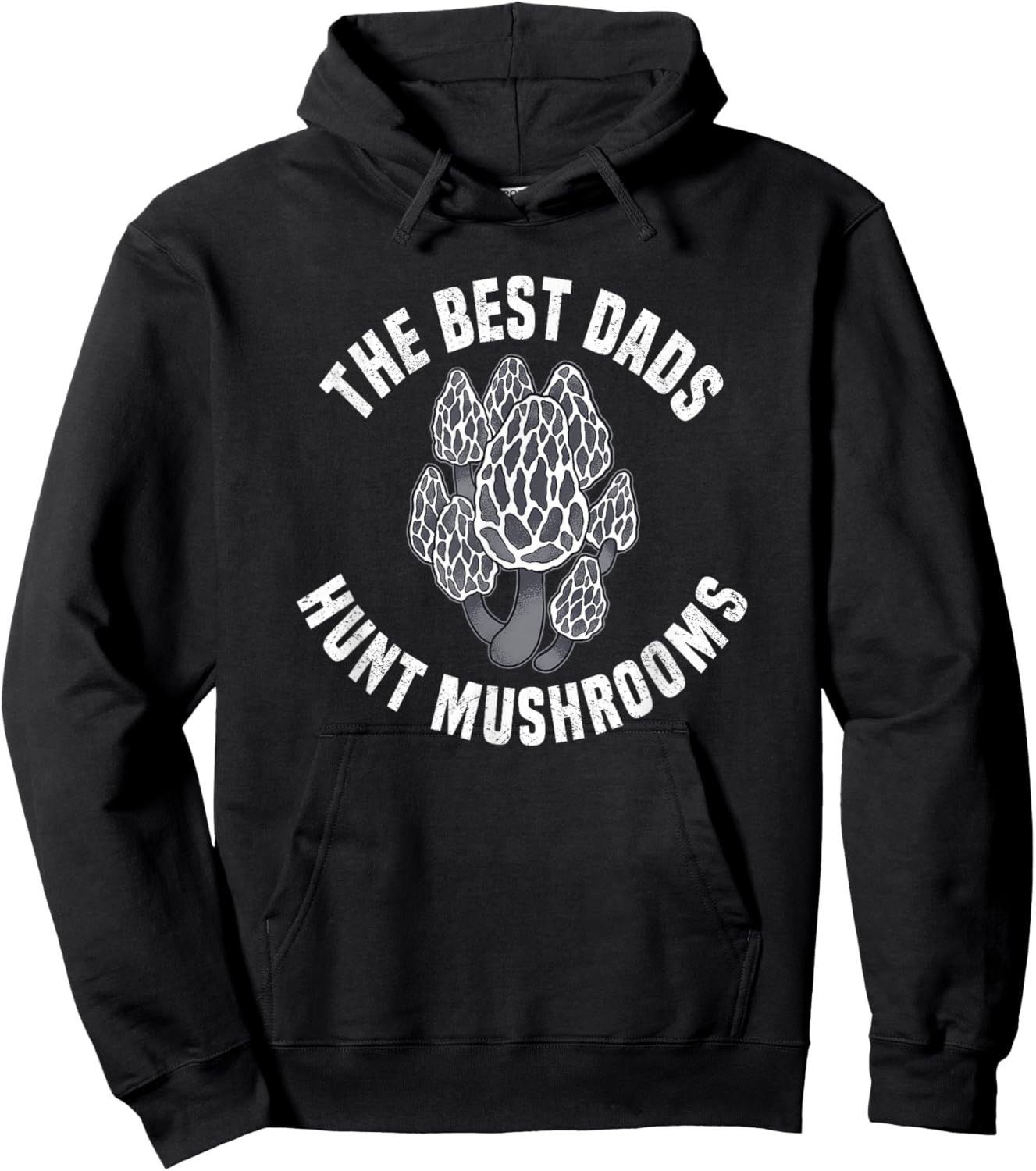 Mushroom Hunting Morel Shrooming Hoodie - Hoodie | Black
