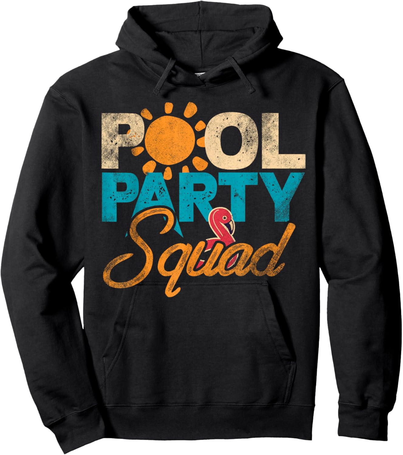 Pool Party Funny Birthday Hoodie - Hoodie | Black