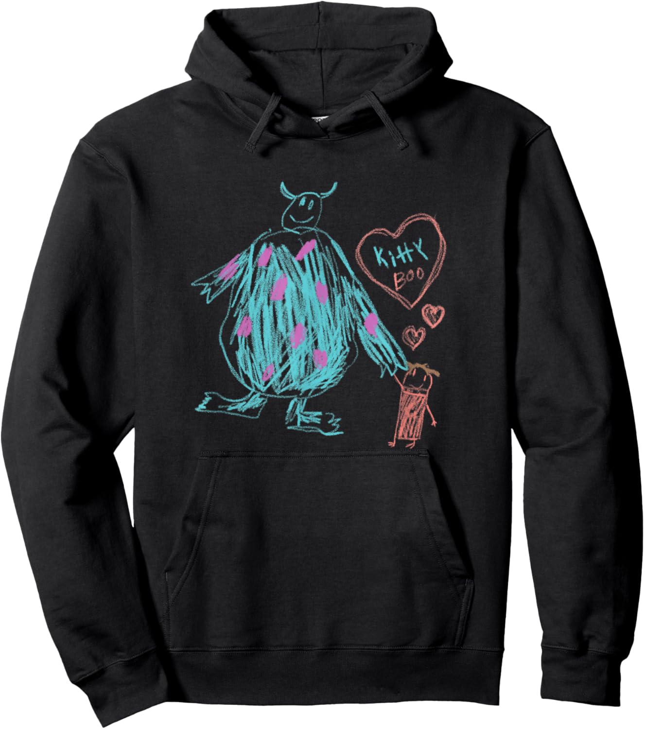 Disney and Pixar’s Monsters, Inc. Sulley Kitty and Boo Hoodie - Hoodie | Black