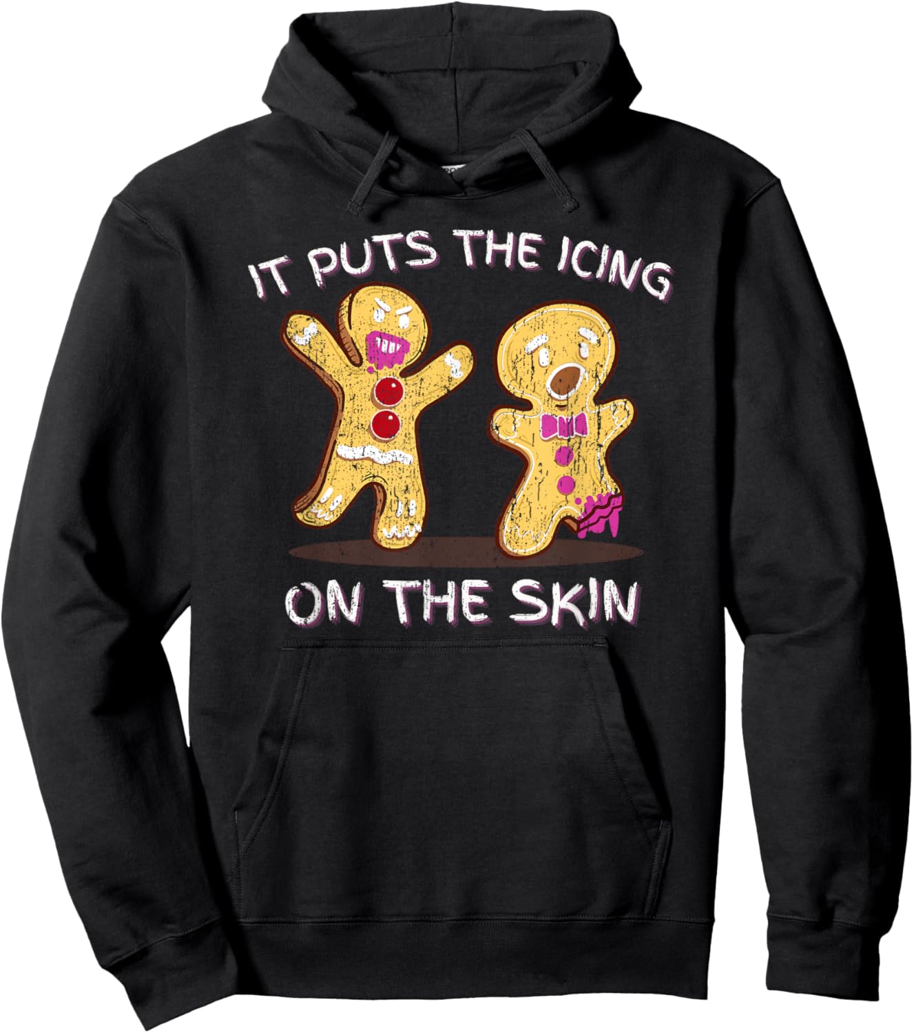 Silence Of The Gingerbread Man Christmas Horror Hoodie - Hoodie | Black