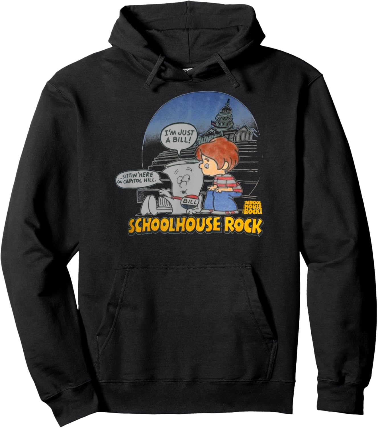 Schoolhouse Rock I'm Just a Bill Hoodie - Hoodie | Black