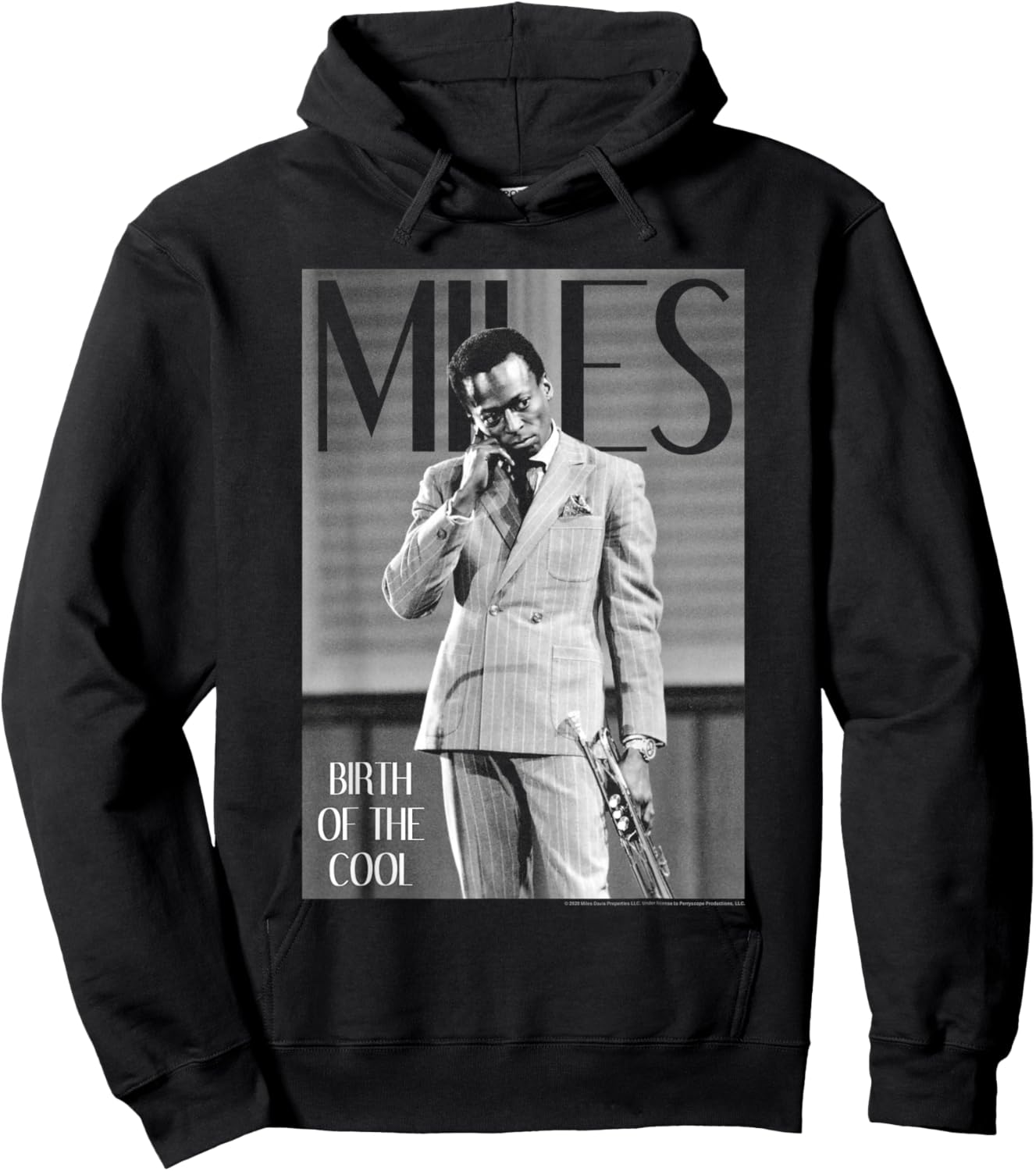 Miles Davis Simply Cool Hoodie - Hoodie | Black